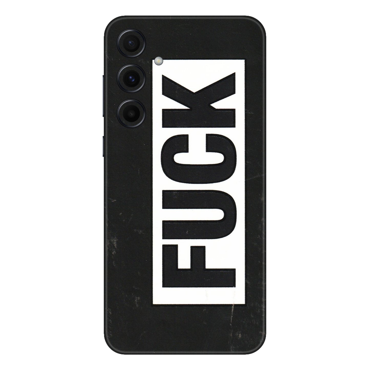 Samsung A/S Series Phone Skins (All Models) - The F Word - 3D Embossed Finish (L-255) Samsung Galaxy A55 (5G)