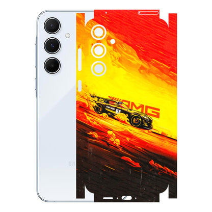 Samsung A/S Series Phone Skins (All Models) - AMG Car Speed Cover - 3D Embossed Finish (L-256) Samsung Galaxy A55 (5G)