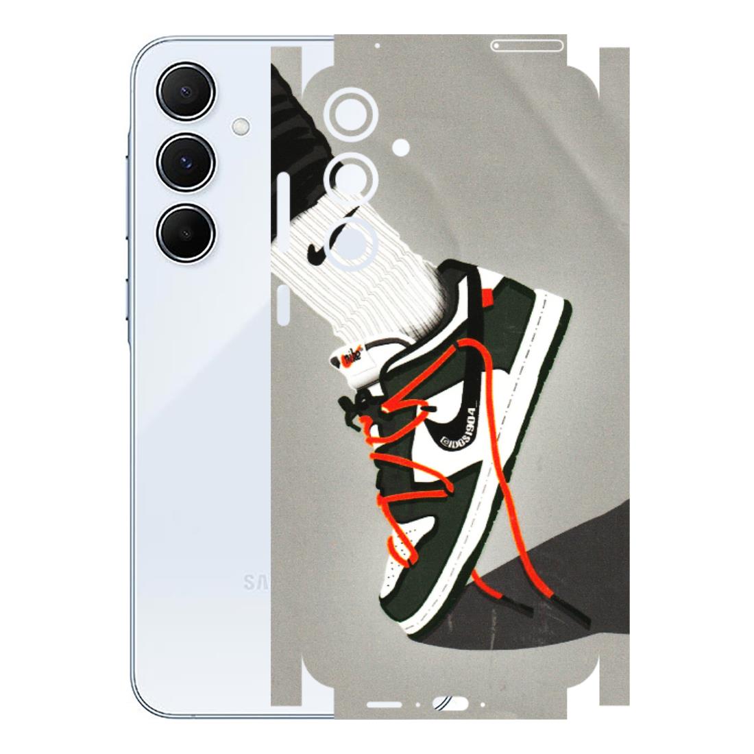 Samsung A/S Series Phone Skins (All Models) - New Grey Sneaker - 3D Embossed Finish (L-261) Samsung Galaxy A55 (5G)