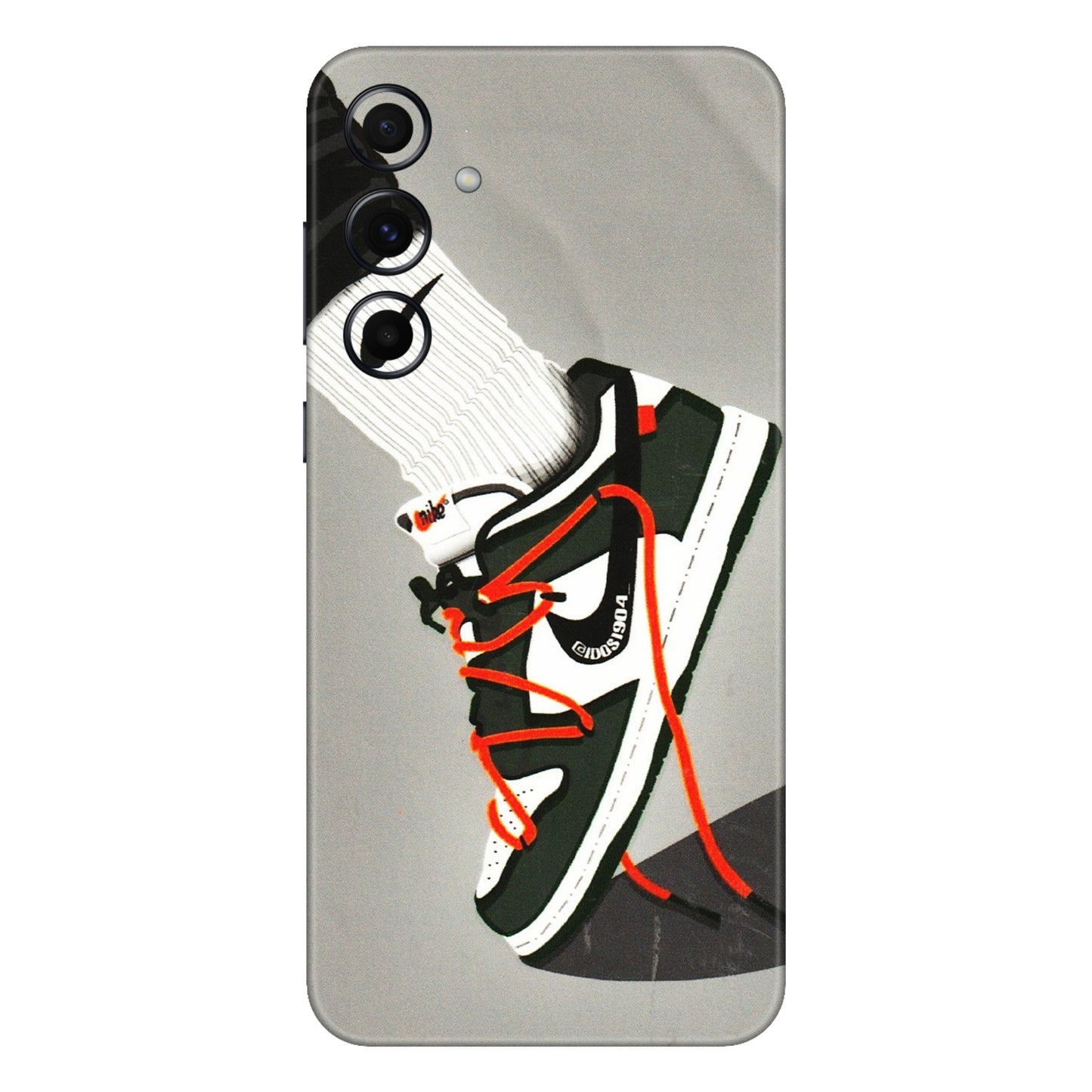 Samsung A/S Series Phone Skins (All Models) - New Grey Sneaker - 3D Embossed Finish (L-261) Samsung Galaxy A55 (5G)