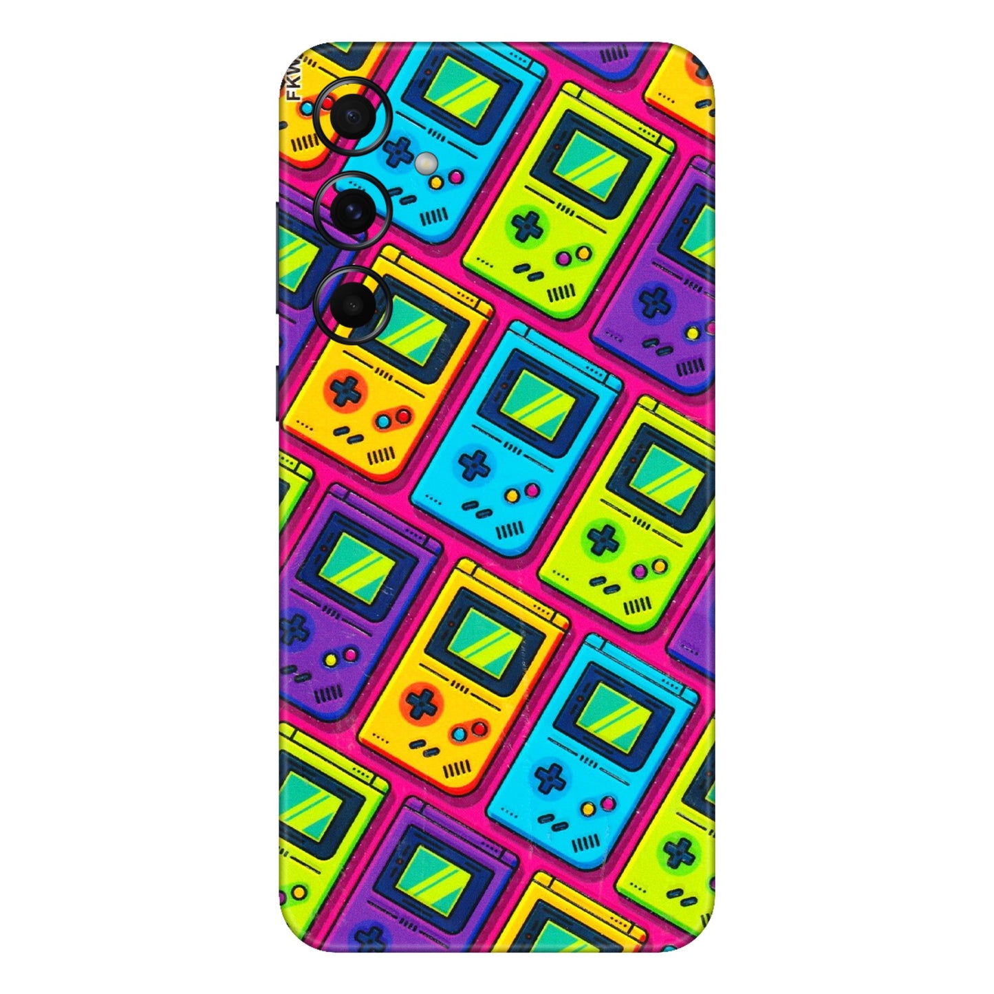 Samsung A/S Series Phone Skins (All Models) - Gameboy Colourful - 3D Embossed Finish (L-266) Samsung Galaxy A55 (5G)