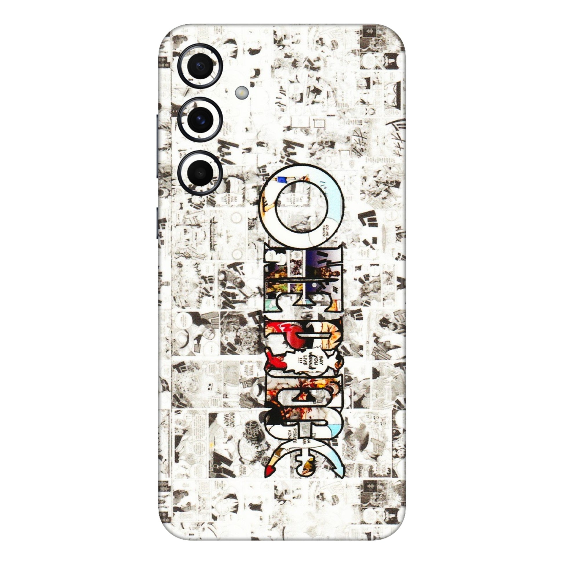 Samsung A/S Series Phone Skins (All Models) - One Piece Manga - 3D Embossed Finish (L-26) Samsung Galaxy A55 (5G)