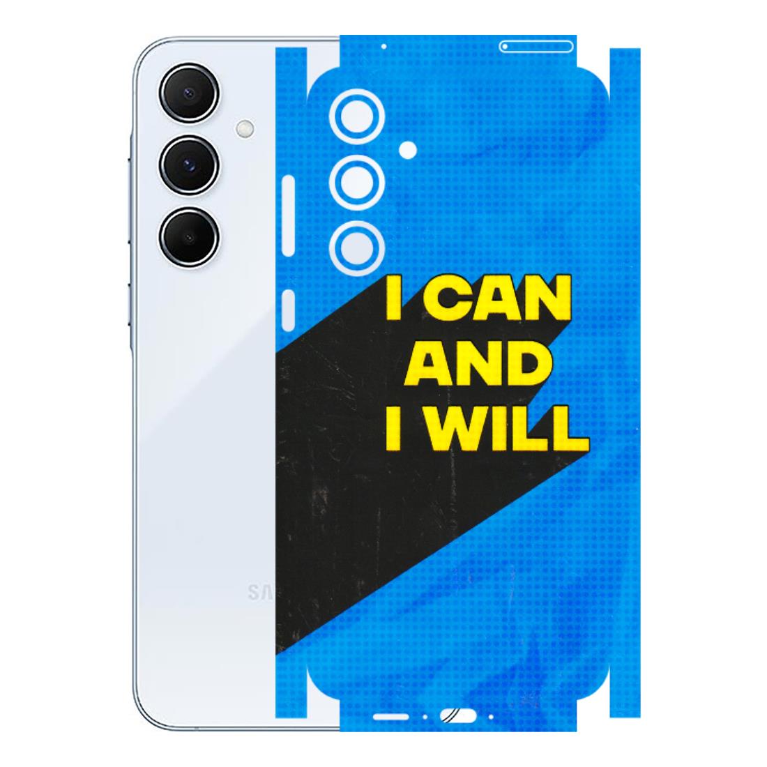 Samsung A/S Series Phone Skins (All Models) - I Can And I Will - 3D Embossed Finish (L-281) Samsung Galaxy A55 (5G)