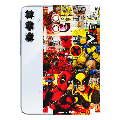 Samsung A/S Series Phone Skins (All Models) - Spidy Wolverine - 3D Embossed Finish (L-310) Samsung Galaxy A55 (5G)