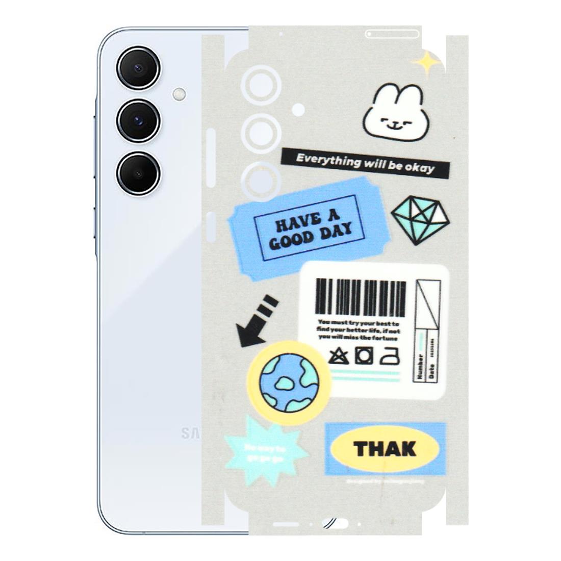 Samsung A/S Series Phone Skins (All Models) - Will Be Okay Design - 3D Embossed Finish (L-316) Samsung Galaxy A55 (5G)