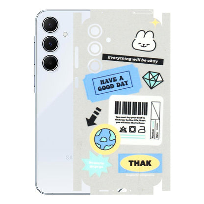 Samsung A/S Series Phone Skins (All Models) - Will Be Okay Design - 3D Embossed Finish (L-316) Samsung Galaxy A55 (5G)