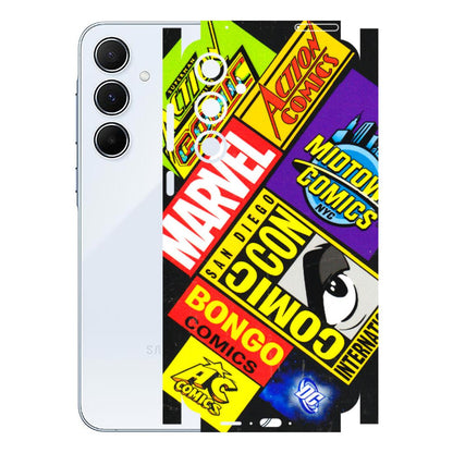 Samsung A/S Series Phone Skins (All Models) - Bongo Comic Con - 3D Embossed Finish (L-325) Samsung Galaxy A55 (5G)