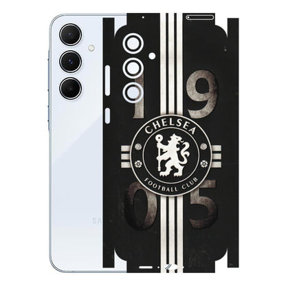 Samsung A/S Series Phone Skins (All Models) - Chelsea Fan Club - 3D Embossed Finish (L-36) Samsung Galaxy A55 (5G)