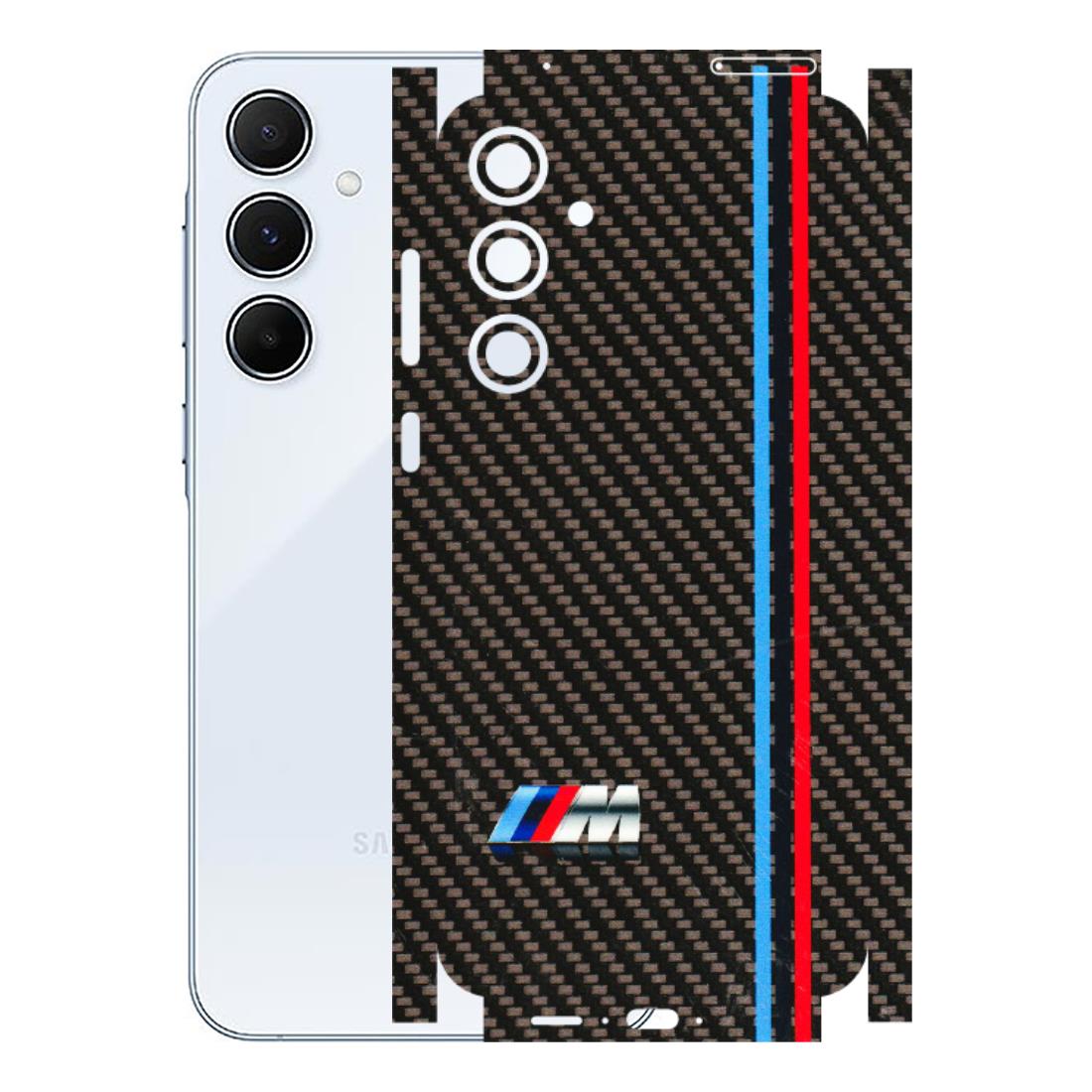 Samsung A/S Series Phone Skins (All Models) - BM Carbon Fiber Feels - 3D Embossed Finish (L-38) Samsung Galaxy A55 (5G)