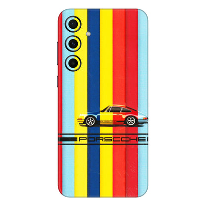 Samsung A/S Series Phone Skins (All Models) - Multicolour Porche - 3D Embossed Finish (L-39) Samsung Galaxy A55 (5G)