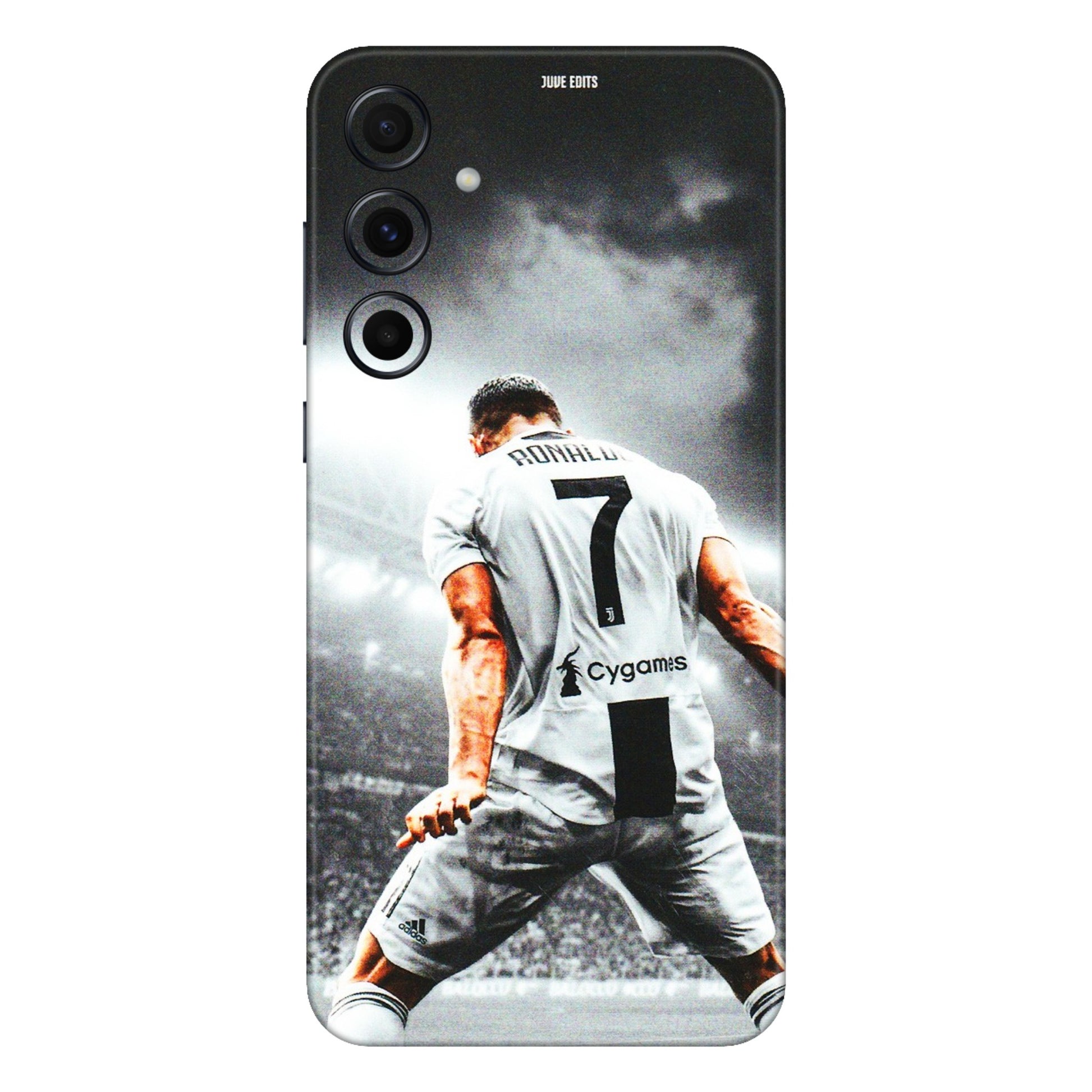 Samsung A/S Series Phone Skins (All Models) - Ronaldo CR7 Crazy - 3D Embossed Finish (L-44) Samsung Galaxy A55 (5G)