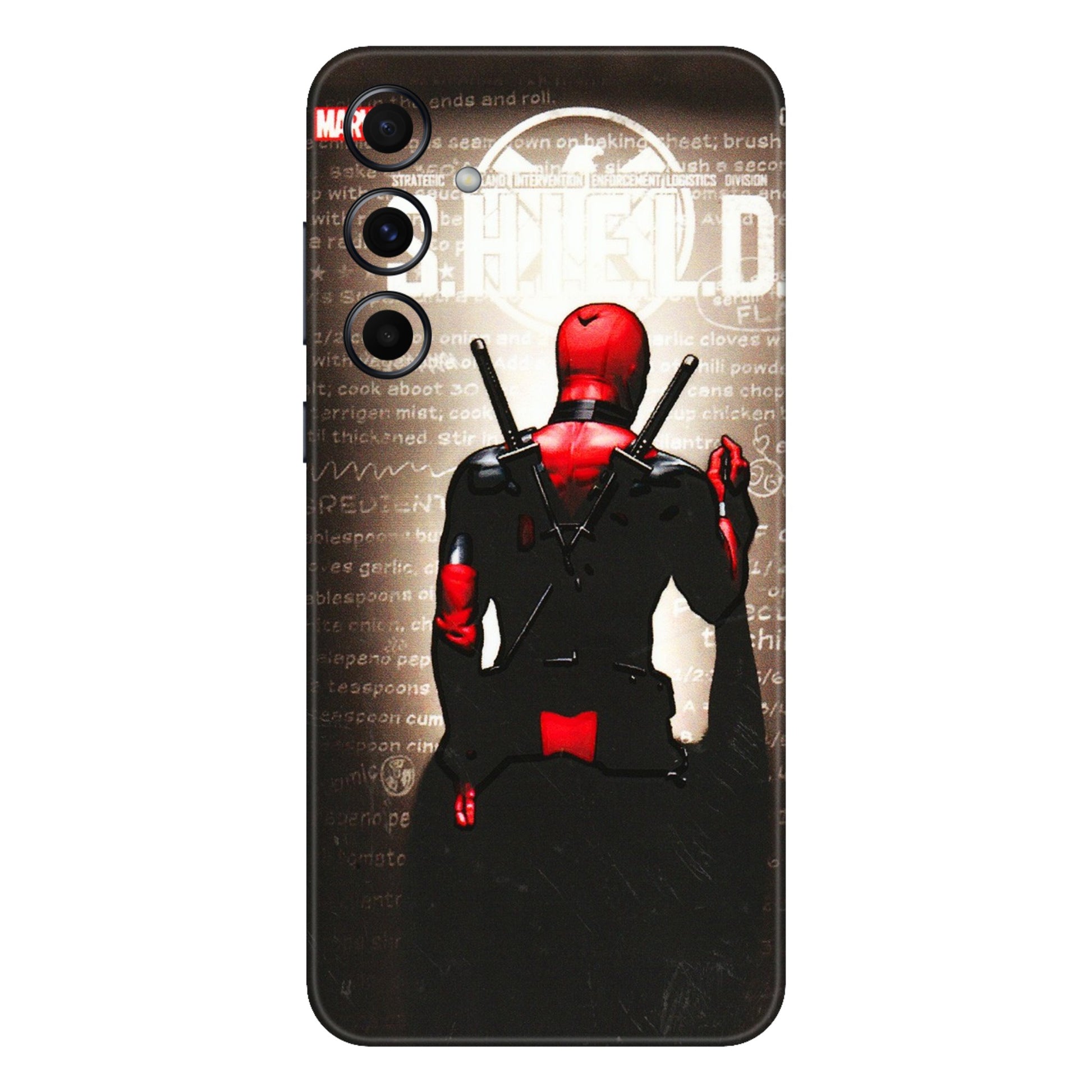 Samsung A/S Series Phone Skins (All Models) - Deadpool - 3D Embossed Finish (L-56) Samsung Galaxy A55 (5G)