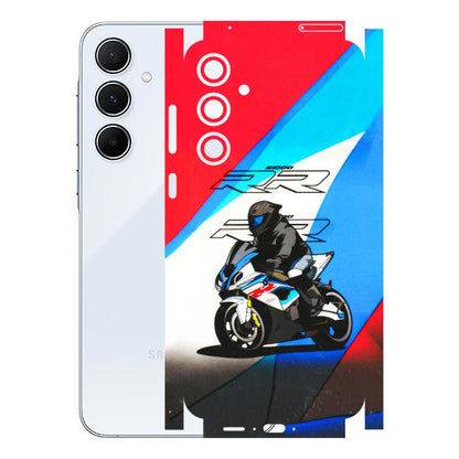 Samsung A/S Series Phone Skins (All Models) - Bikers Love - 3D Embossed Finish (L-58) Samsung Galaxy A55 (5G)