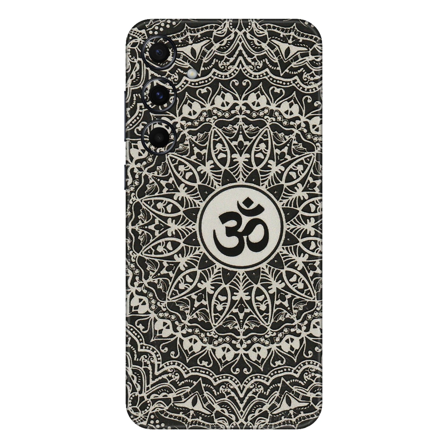 Samsung A/S Series Phone Skins (All Models) - Aum Elegant Mandala - 3D Embossed Finish (L-62) Samsung Galaxy A55 (5G)