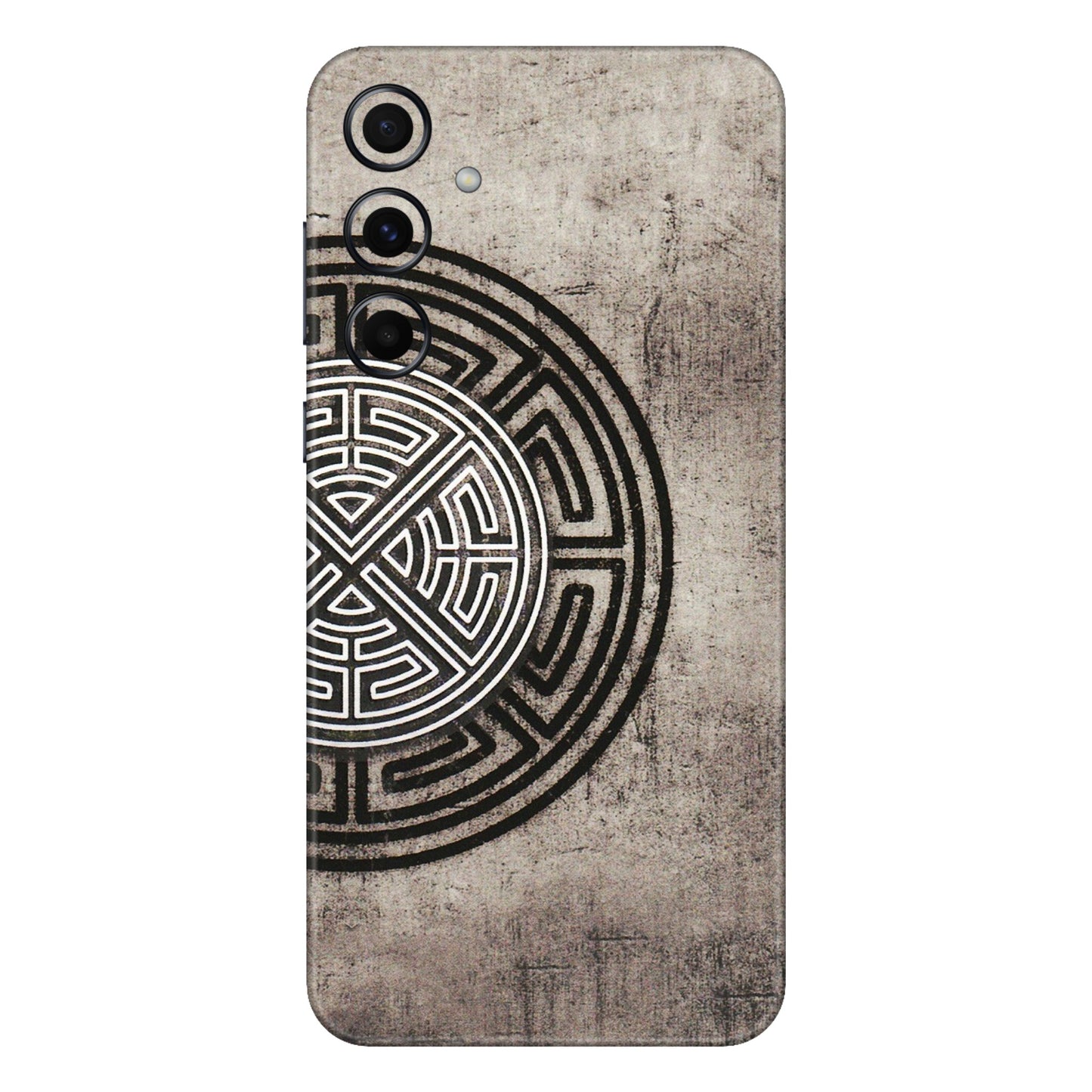 Samsung A/S Series Phone Skins (All Models) - Mysterious Circular Design - 3D Embossed Finish (L-63) Samsung Galaxy A55 (5G)