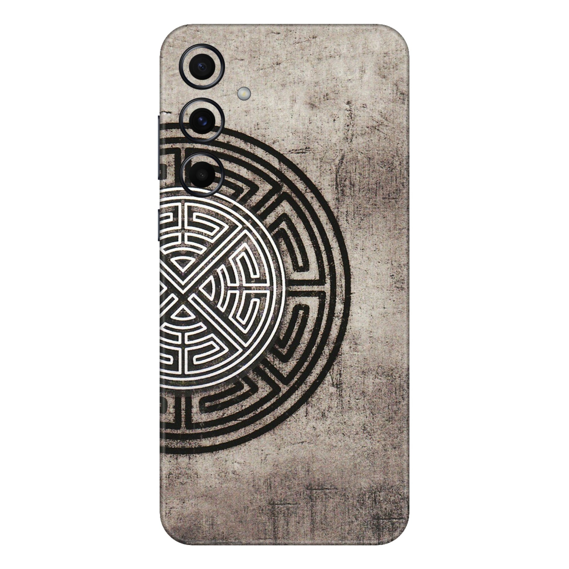 Samsung A/S Series Phone Skins (All Models) - Mysterious Circular Design - 3D Embossed Finish (L-63) Samsung Galaxy A55 (5G)