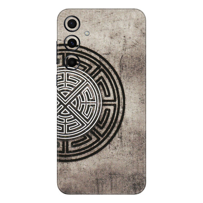 Samsung A/S Series Phone Skins (All Models) - Mysterious Circular Design - 3D Embossed Finish (L-63) Samsung Galaxy A55 (5G)