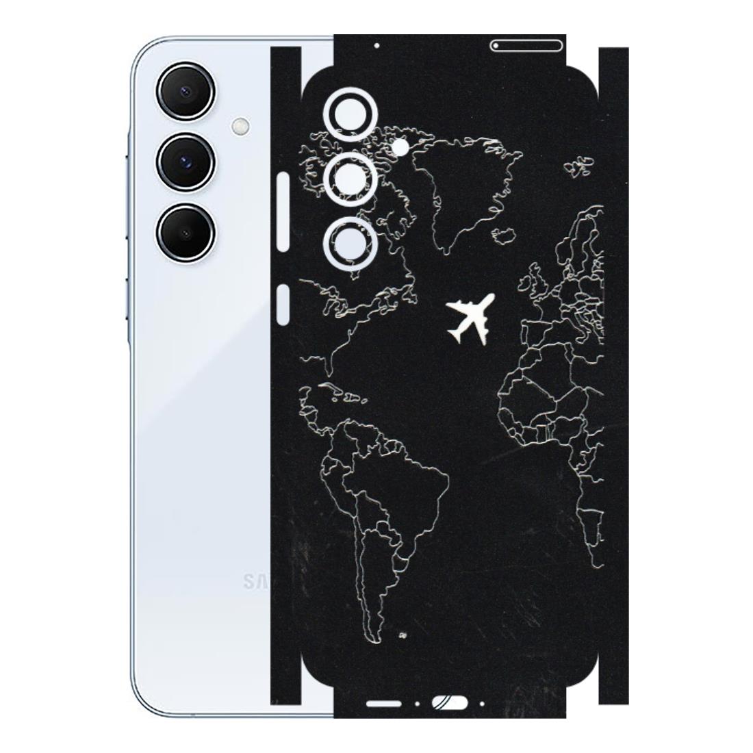 Samsung A/S Series Phone Skins (All Models) - Never Ending Travel - 3D Embossed Finish (L-79) Samsung Galaxy A55 (5G)