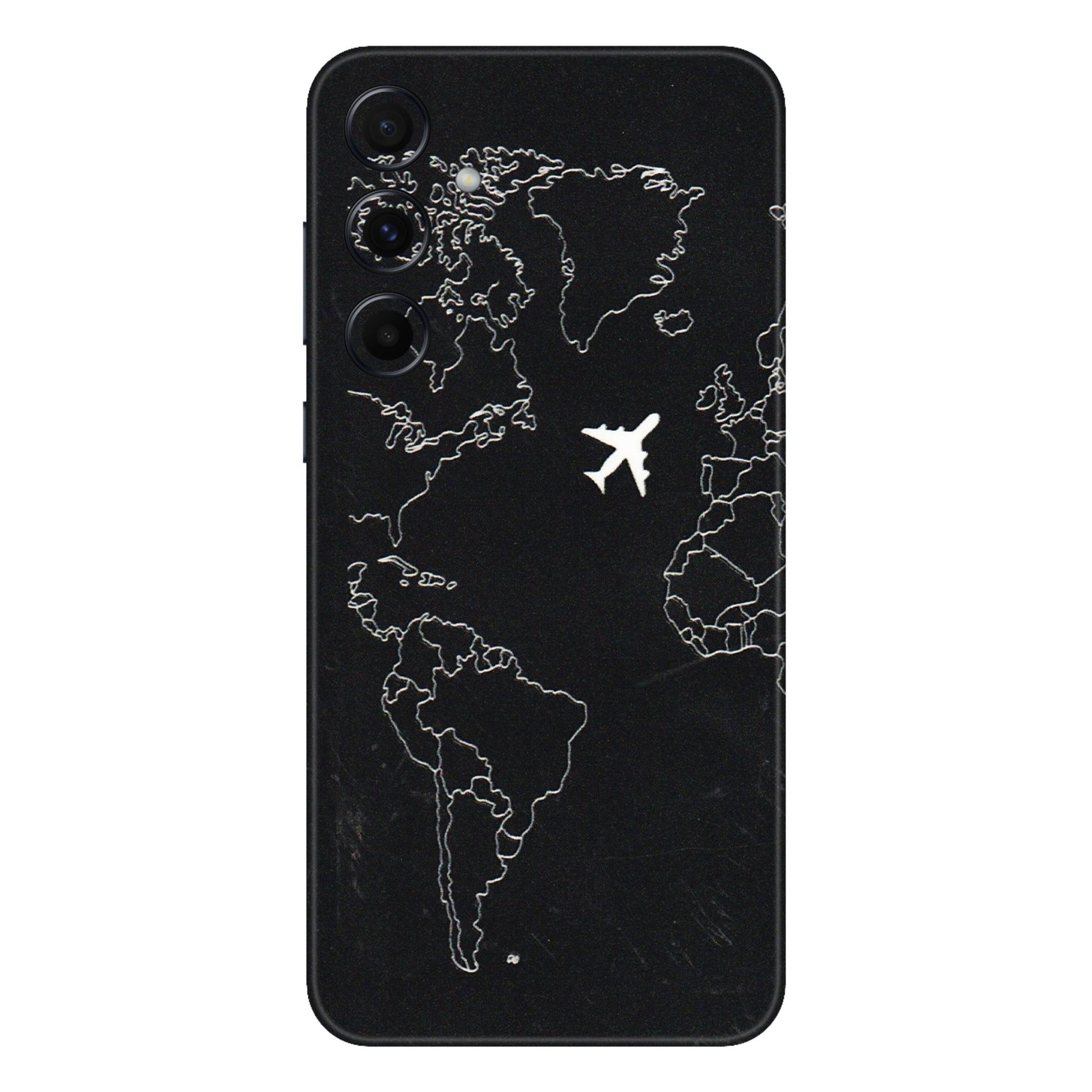 Samsung A/S Series Phone Skins (All Models) - Never Ending Travel - 3D Embossed Finish (L-79) Samsung Galaxy A55 (5G)