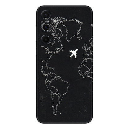Samsung A/S Series Phone Skins (All Models) - Never Ending Travel - 3D Embossed Finish (L-79) Samsung Galaxy A55 (5G)