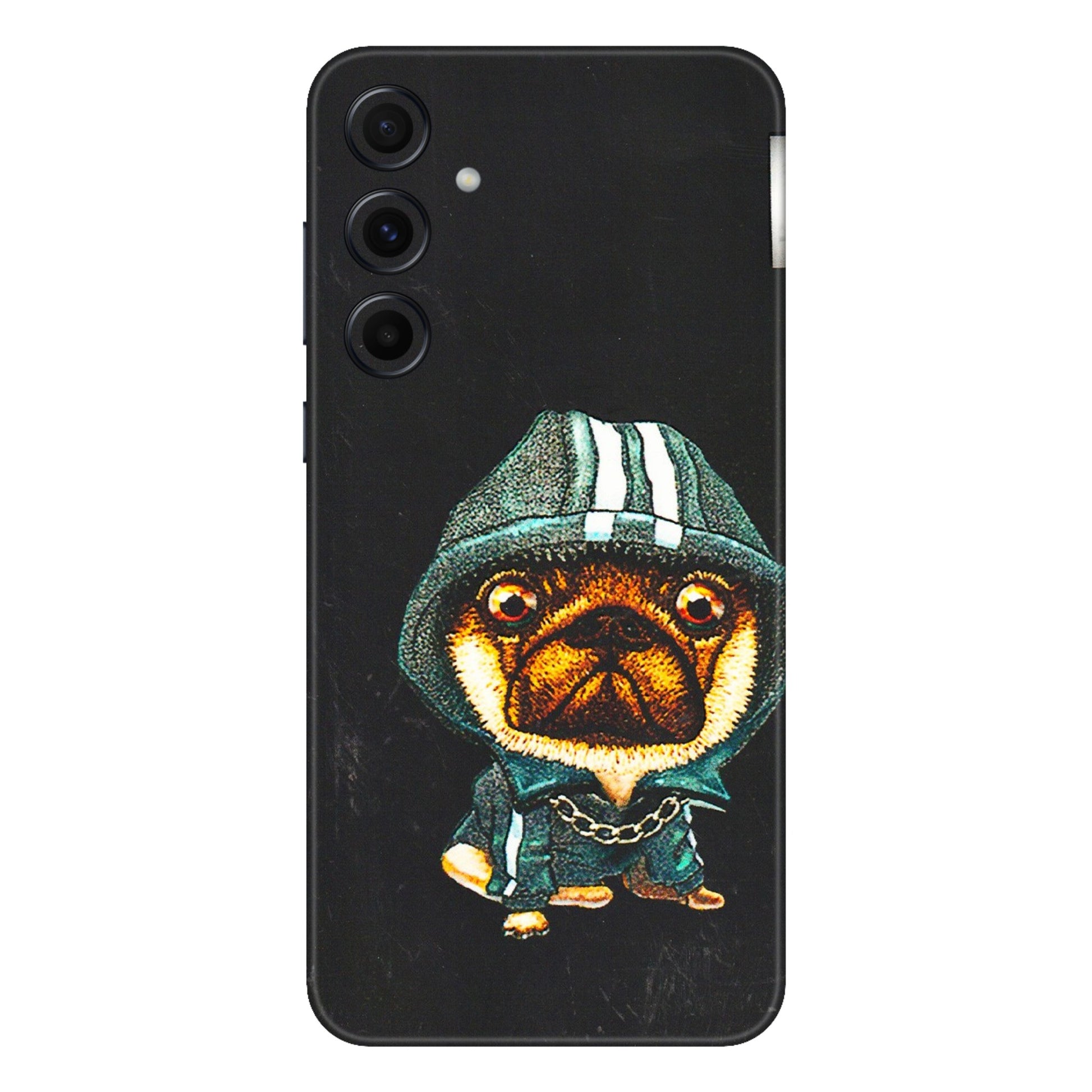 Samsung A/S Series Phone Skins (All Models) - Puppy N Hoodie - 3D Embossed Finish (L-90) Samsung Galaxy A55 (5G)