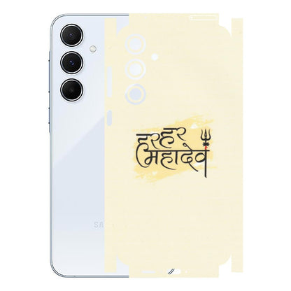 Samsung A/S Series Phone Skins (All Models) - Har Har Mahadev - Matte Finish (M-10) Samsung Galaxy A55 (5G)