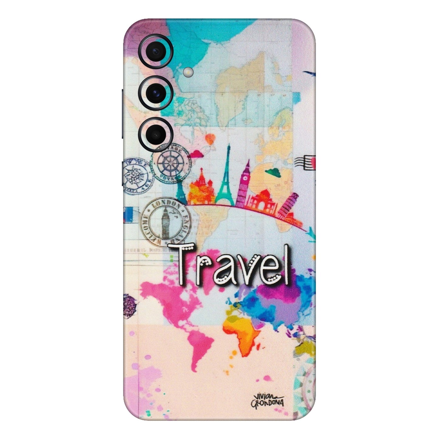 Samsung A/S Series Phone Skins (All Models) - Travel The Wonders - Matte Finish (M-108) Samsung Galaxy A55 (5G)