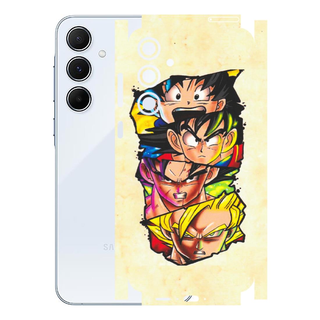 Samsung A/S Series Phone Skins (All Models) - Angry Multi Anime - Matte Finish (M-113) Samsung Galaxy A55 (5G)
