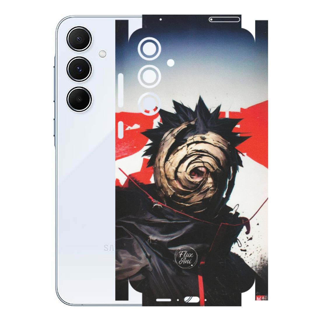Samsung A/S Series Phone Skins (All Models) - Obito Uchiha Cool Anime - Matte Finish (M-134) Samsung Galaxy A55 (5G)