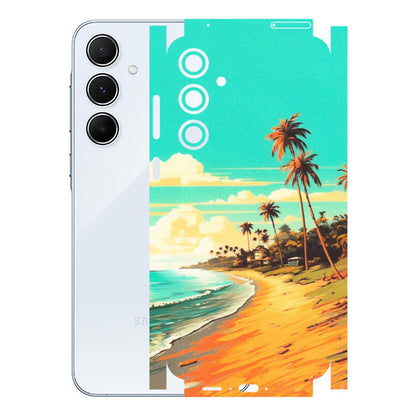 Samsung A/S Series Phone Skins (All Models) - Miami Beach - Matte Finish (M-136) Samsung Galaxy A55 (5G)