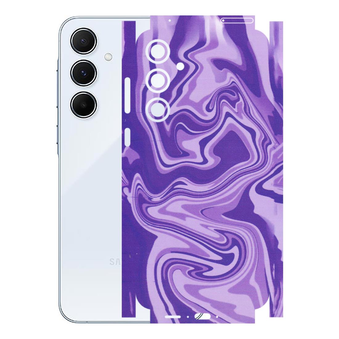 Samsung A/S Series Phone Skins (All Models) - Hazy Purple Nights - Matte Finish (M-14) Samsung Galaxy A55 (5G)