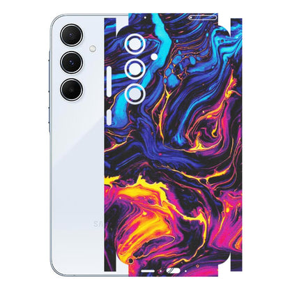 Samsung A/S Series Phone Skins (All Models) - Abstract Paint Classy - Matte Finish (M-15) Samsung Galaxy A55 (5G)