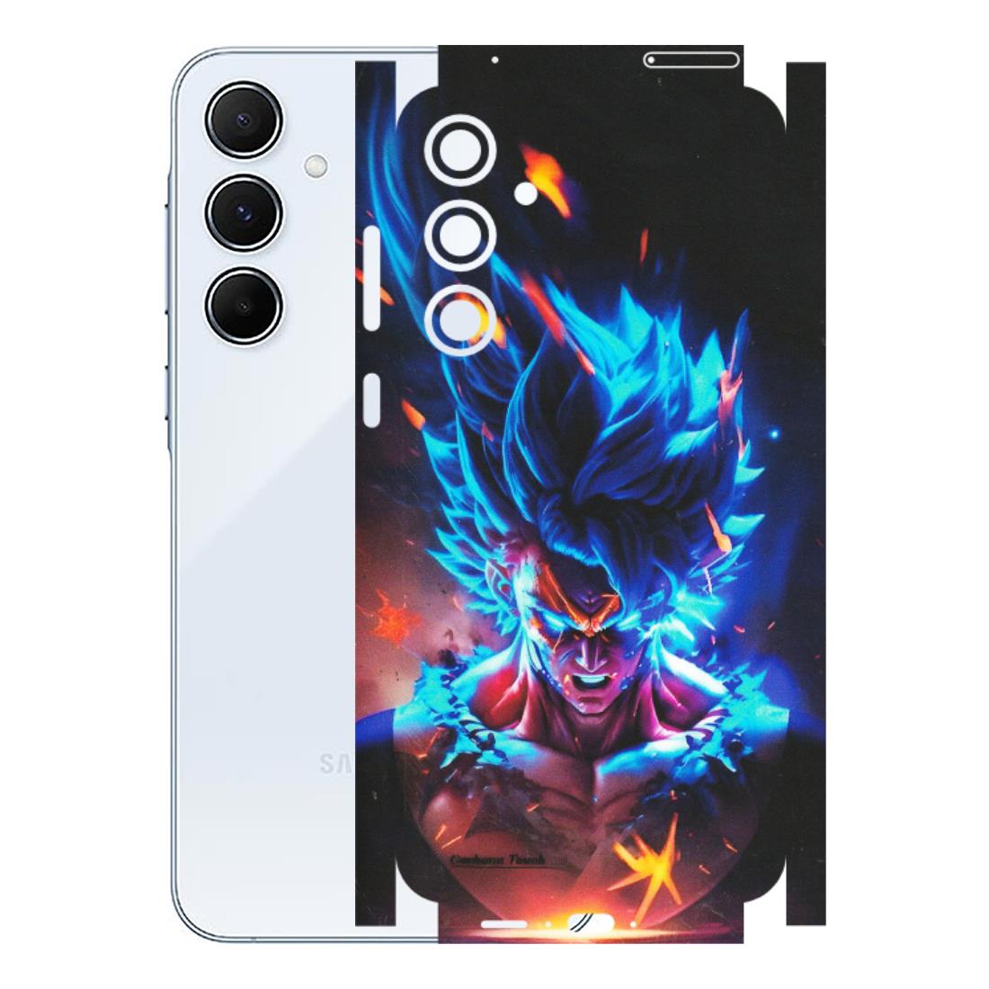 Samsung A/S Series Phone Skins (All Models) - Angry Goku Dragon Ball Anime - Matte Finish (M-150) Samsung Galaxy A55 (5G)
