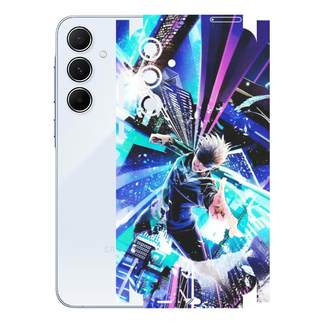 Samsung A/S Series Phone Skins (All Models) - Manga Action Jujustu Kaisen Anime - Matte Finish (M-155) Samsung Galaxy A55 (5G)