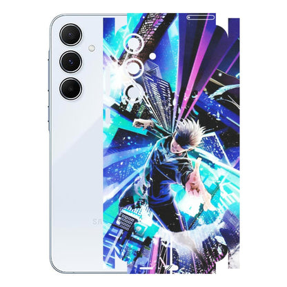 Samsung A/S Series Phone Skins (All Models) - Manga Action Jujustu Kaisen Anime - Matte Finish (M-155) Samsung Galaxy A55 (5G)