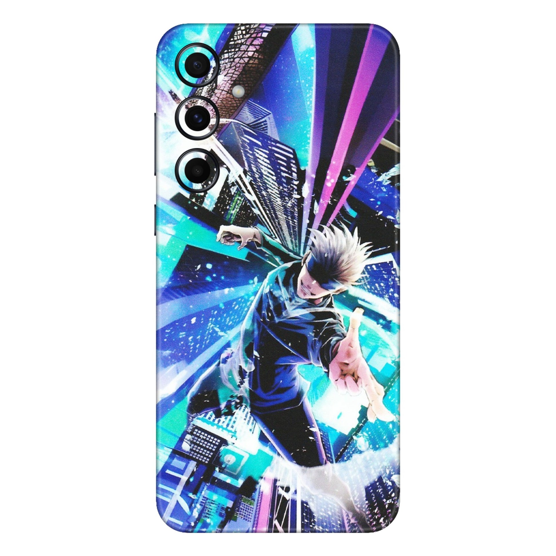 Samsung A/S Series Phone Skins (All Models) - Manga Action Jujustu Kaisen Anime - Matte Finish (M-155) Samsung Galaxy A55 (5G)