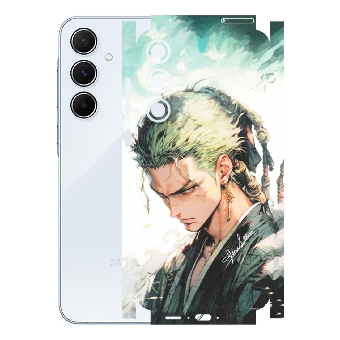 Samsung A/S Series Phone Skins (All Models) - Pirate Hunter One Piece Anime - Matte Finish (M-157) Samsung Galaxy A55 (5G)