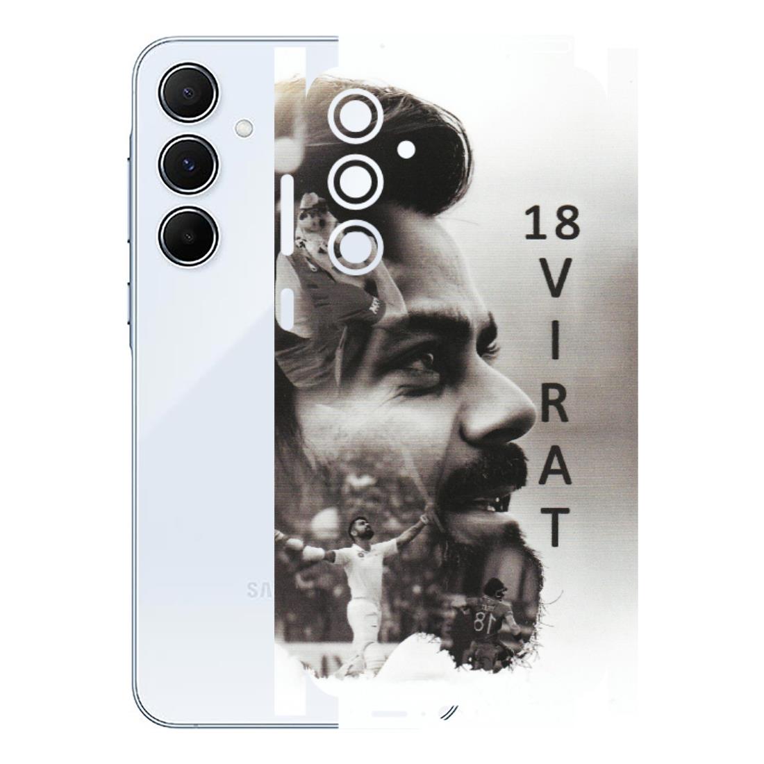 Samsung A/S Series Phone Skins (All Models) - Virat Kohli Cricketer - Matte Finish (M-163) Samsung Galaxy A55 (5G)