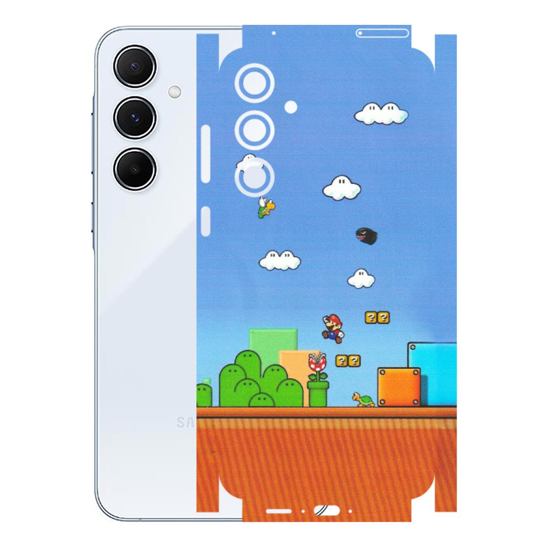 Samsung A/S Series Phone Skins (All Models) - Mario Game Scene - Matte Finish (M-24) Samsung Galaxy A55 (5G)