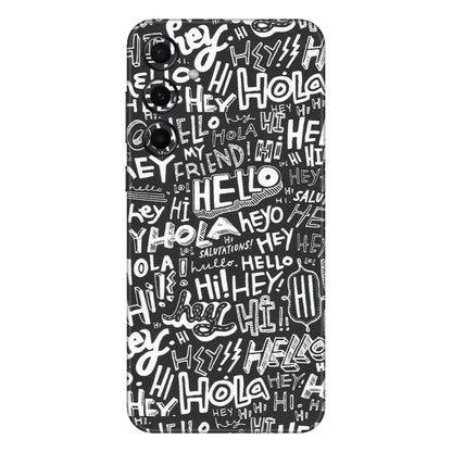 Samsung A/S Series Phone Skins (All Models) - Hi Hello Doodles - Matte Finish (M-25) Samsung Galaxy A55 (5G)