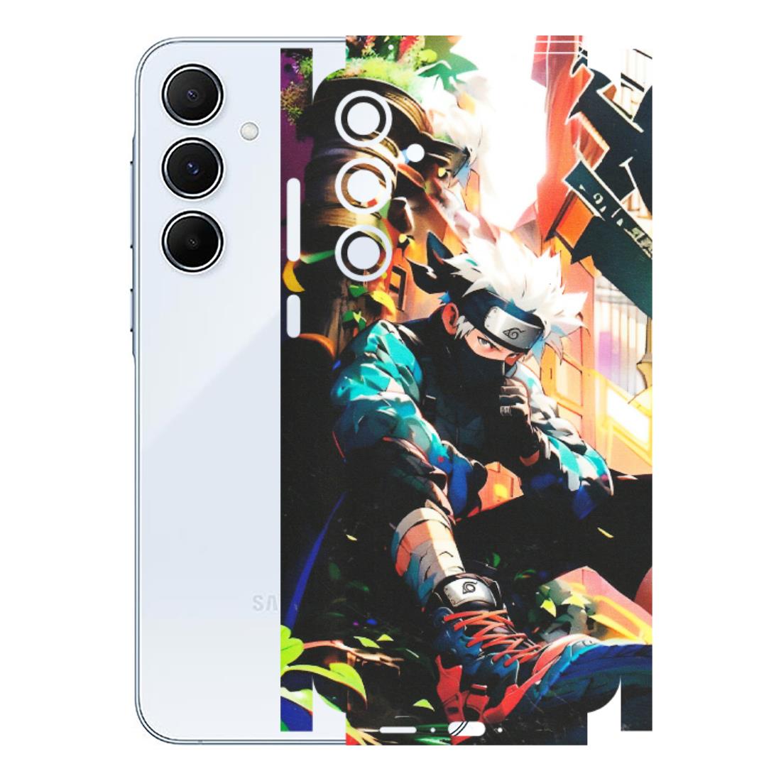 Samsung A/S Series Phone Skins (All Models) - Ash & Pikachu - Matte Finish (M-26) Samsung Galaxy A55 (5G)