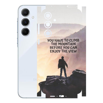 Samsung A/S Series Phone Skins (All Models) - Motivational Hiking Mountain - Matte Finish (M-28) Samsung Galaxy A55 (5G)