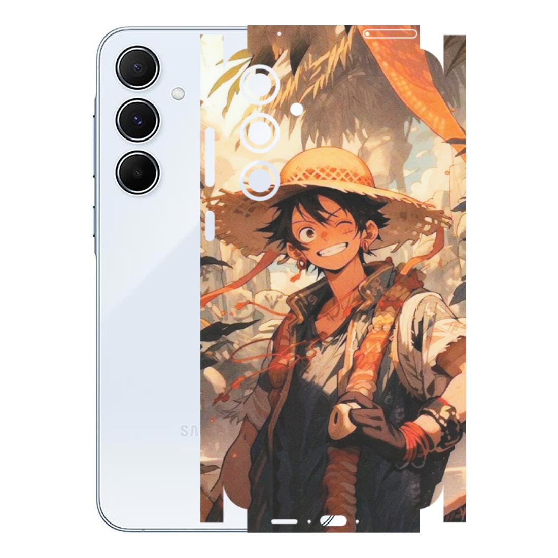 Samsung A/S Series Phone Skins (All Models) - Anime Character Smile - Matte Finish (M-33) Samsung Galaxy A55 (5G)