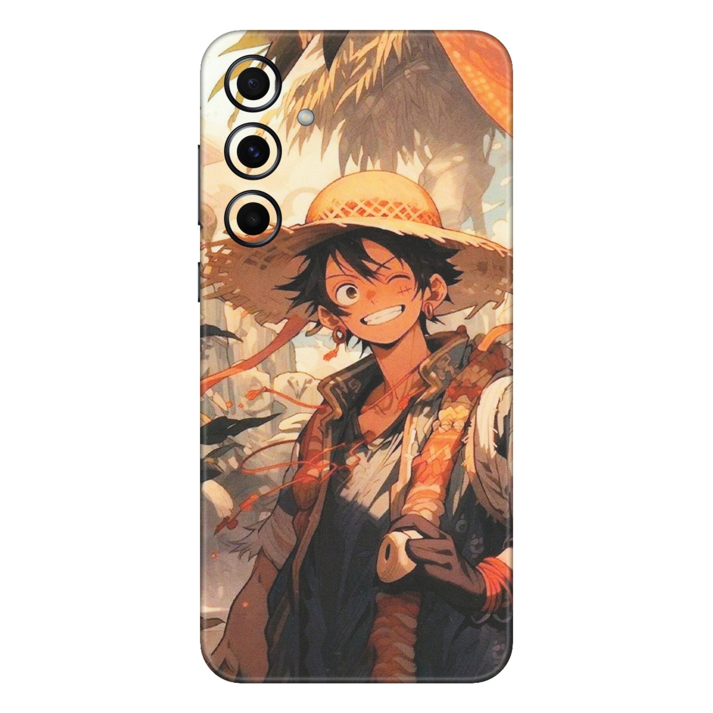 Samsung A/S Series Phone Skins (All Models) - Anime Character Smile - Matte Finish (M-33) Samsung Galaxy A55 (5G)