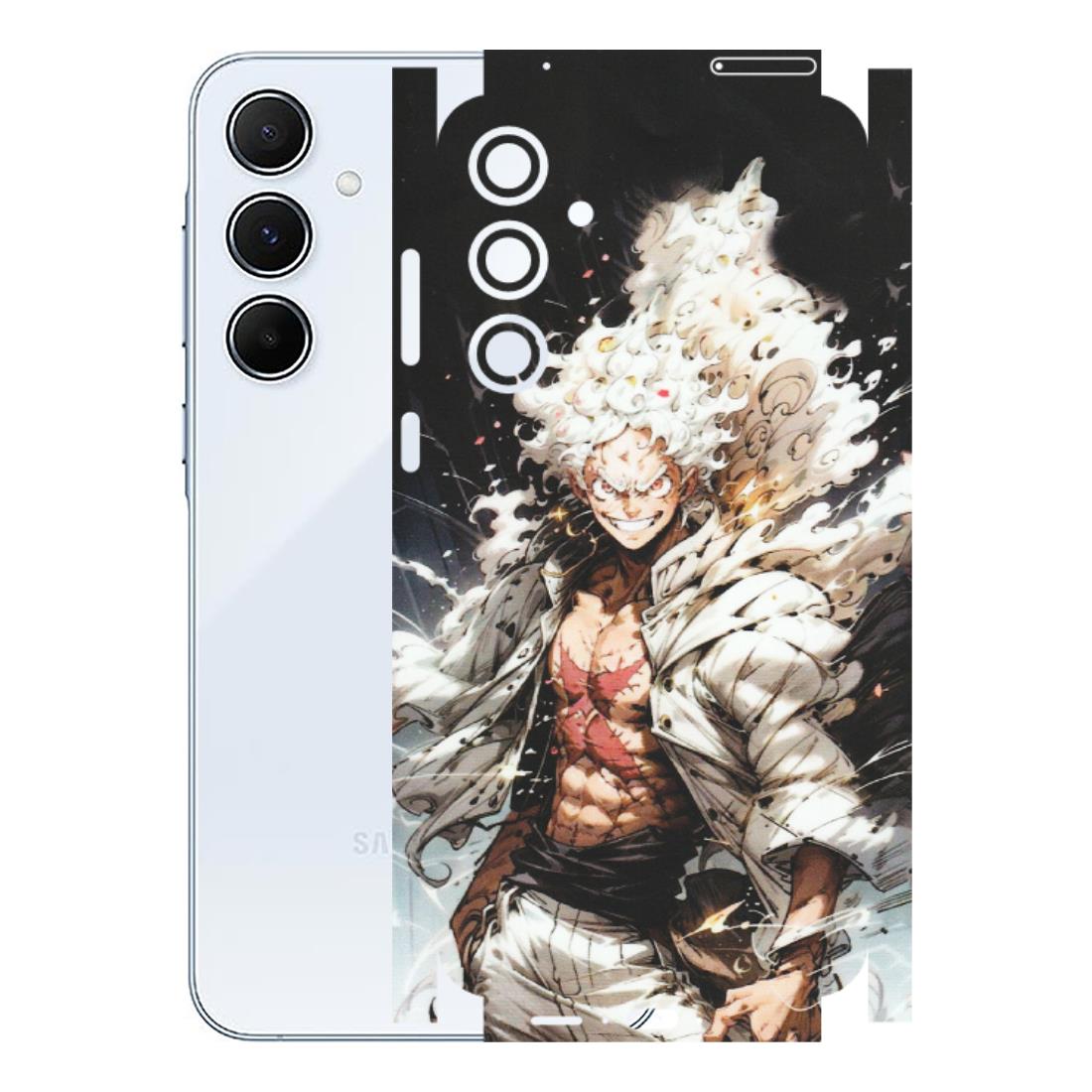 Samsung A/S Series Phone Skins (All Models) - Anime Angry Classy Character - Matte Finish (M-34) Samsung Galaxy A55 (5G)