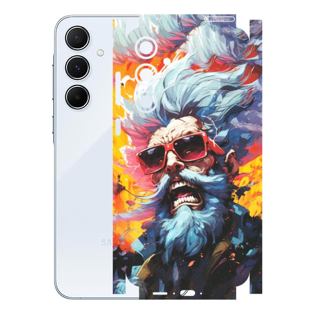 Samsung A/S Series Phone Skins (All Models) - Daddy Cool Character - Matte Finish (M-43) Samsung Galaxy A55 (5G)