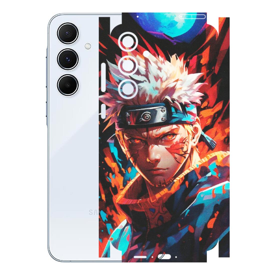 Samsung A/S Series Phone Skins (All Models) - Anime Ferocious Character - Matte Finish (M-44) Samsung Galaxy A55 (5G)