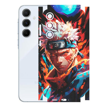 Samsung A/S Series Phone Skins (All Models) - Anime Ferocious Character - Matte Finish (M-44) Samsung Galaxy A55 (5G)