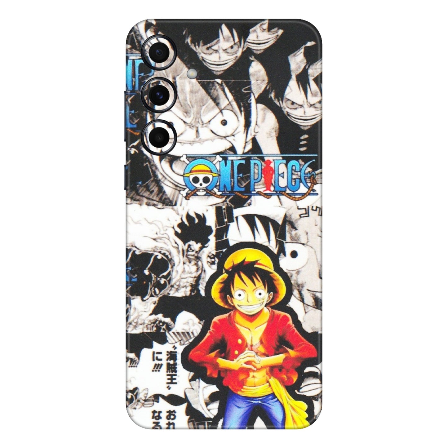 Samsung A/S Series Phone Skins (All Models) - One Piece B&W - Matte Finish (M-63) Samsung Galaxy A55 (5G)