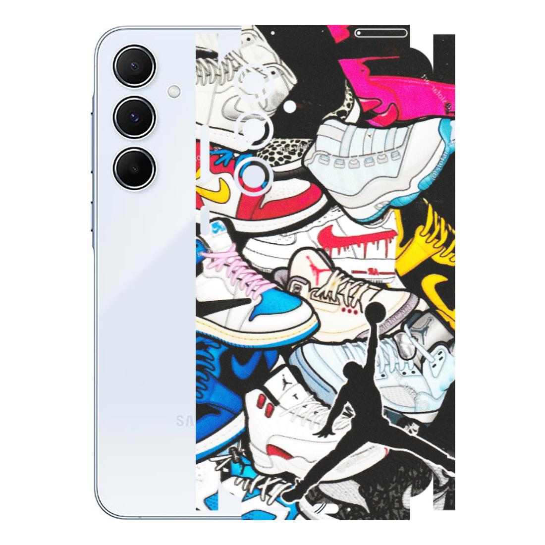 Samsung A/S Series Phone Skins (All Models) - Jordan Sneakers Fan - Matte Finish (M-80) Samsung Galaxy A55 (5G)